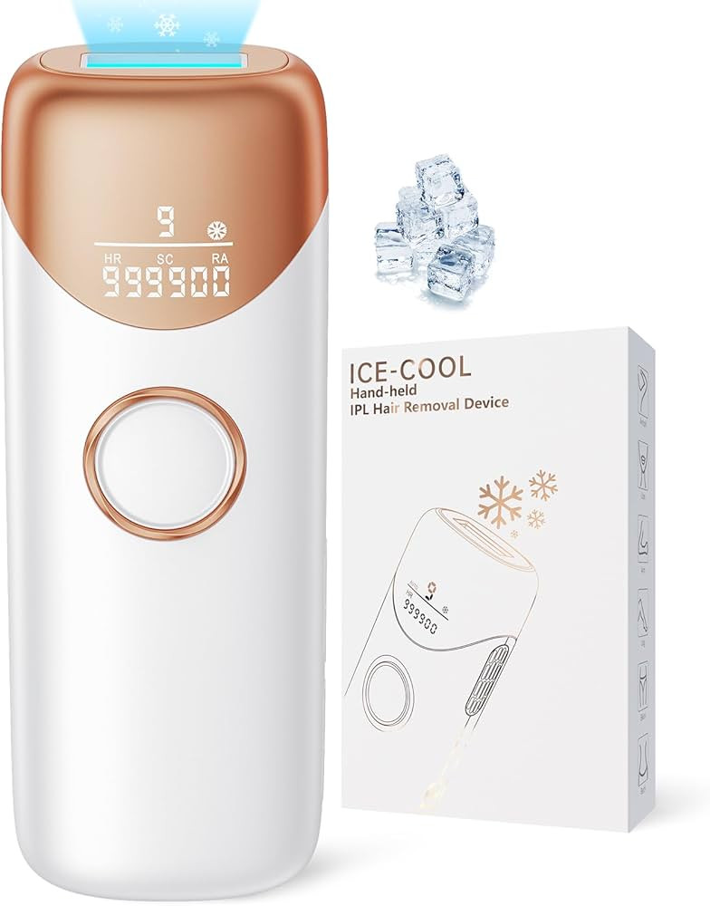 Laser Hair Removal with 5℃ Ice Cooling, Ubroo Painless IPL Laser Hair Removal Device 3 In 1 At ... | Amazon (US)