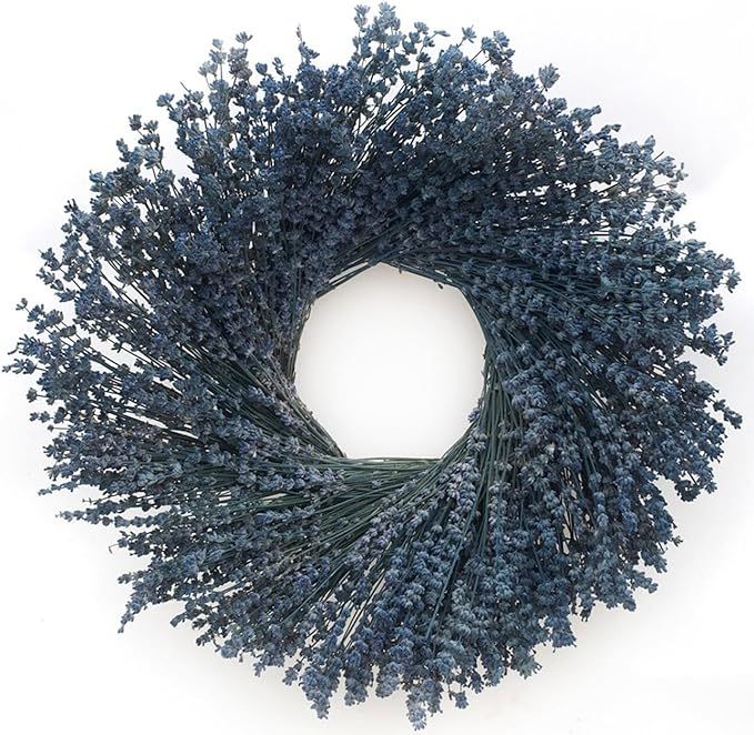 Marseille Natural Dried Lavender Wreath - Fragrant and Beautiful Real Wreath For Decorating Or Gi... | Amazon (US)