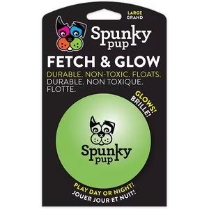 SPUNKY PUP Fetch & Glow Ball Dog Toy, Large - Chewy.com | Chewy.com