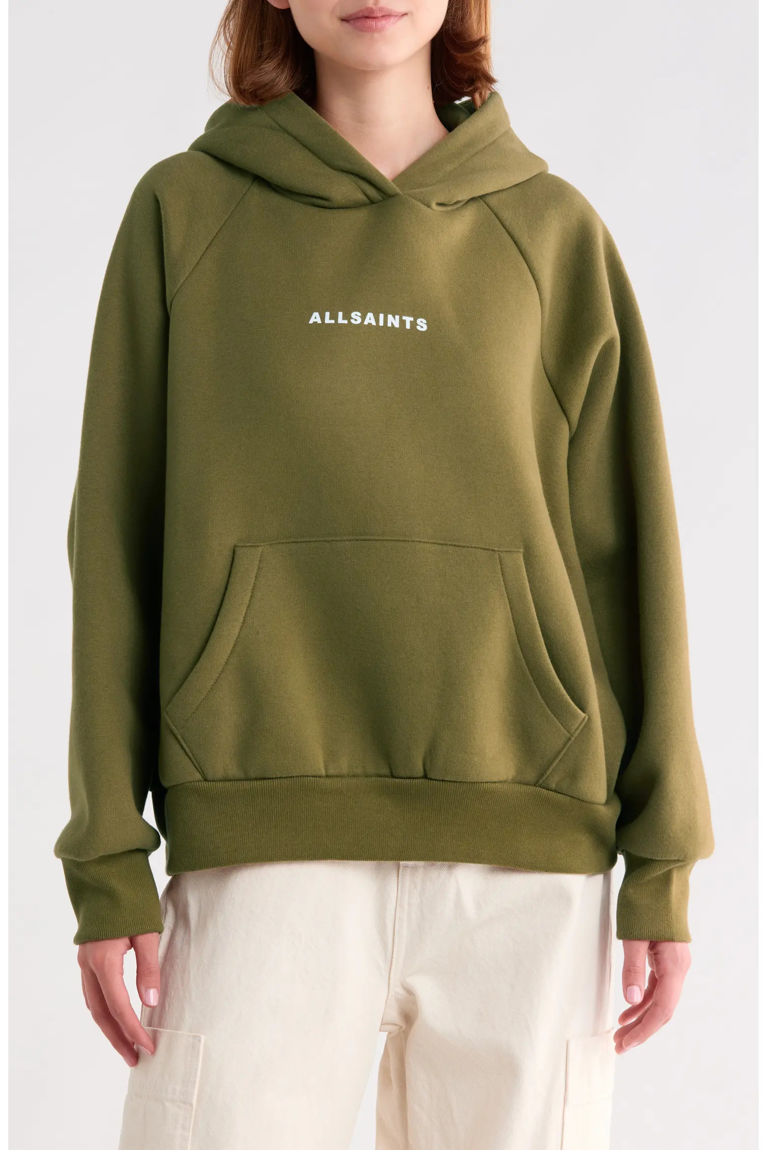 AllSaints Tour Talon Logo Graphic Hoodie (Women) | Nordstromrack | Nordstrom Rack