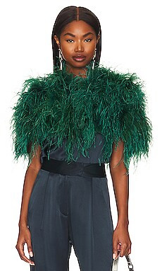 Ostrich Capelet
                    
                    Adrienne Landau | Revolve Clothing (Global)