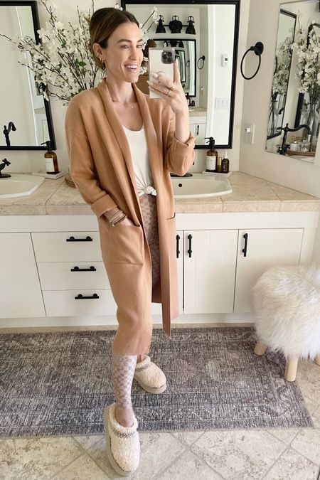FASHION \ sweater weather! Cardigan find from Amazon - wearing a small in the color, camel.

Loungewear
Activewear
Fall outfit 
Mom fit
Sherpa slippers 

#LTKSeasonal #LTKstyletip #LTKunder100