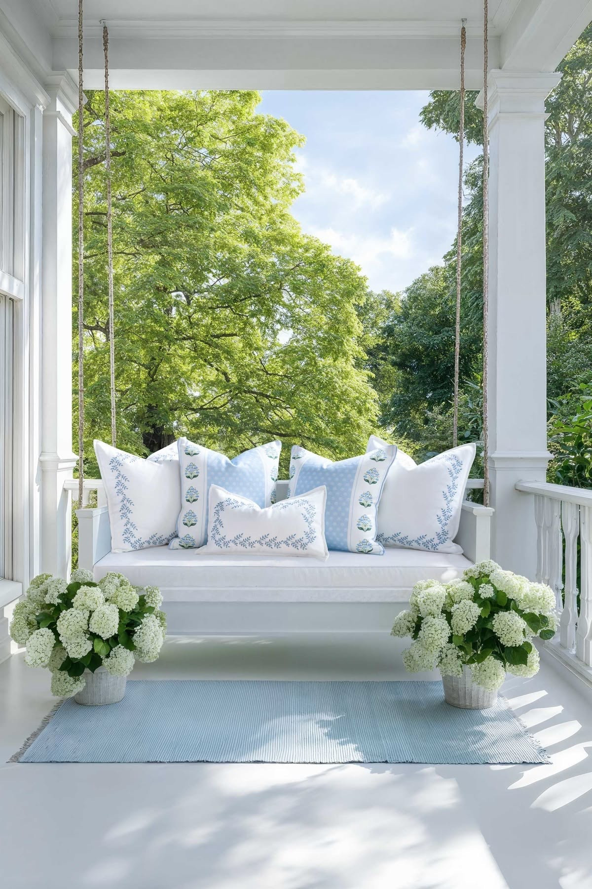 dreaming of having a hydrangea-filled, new england coastal-inspired porch like this one day! perfect for spring and summer get togethers, working outdoors, and relaxing with a good book <3

photo credits: hofdeco 

#LTKSaleAlert #LTKSeasonal #LTKHome