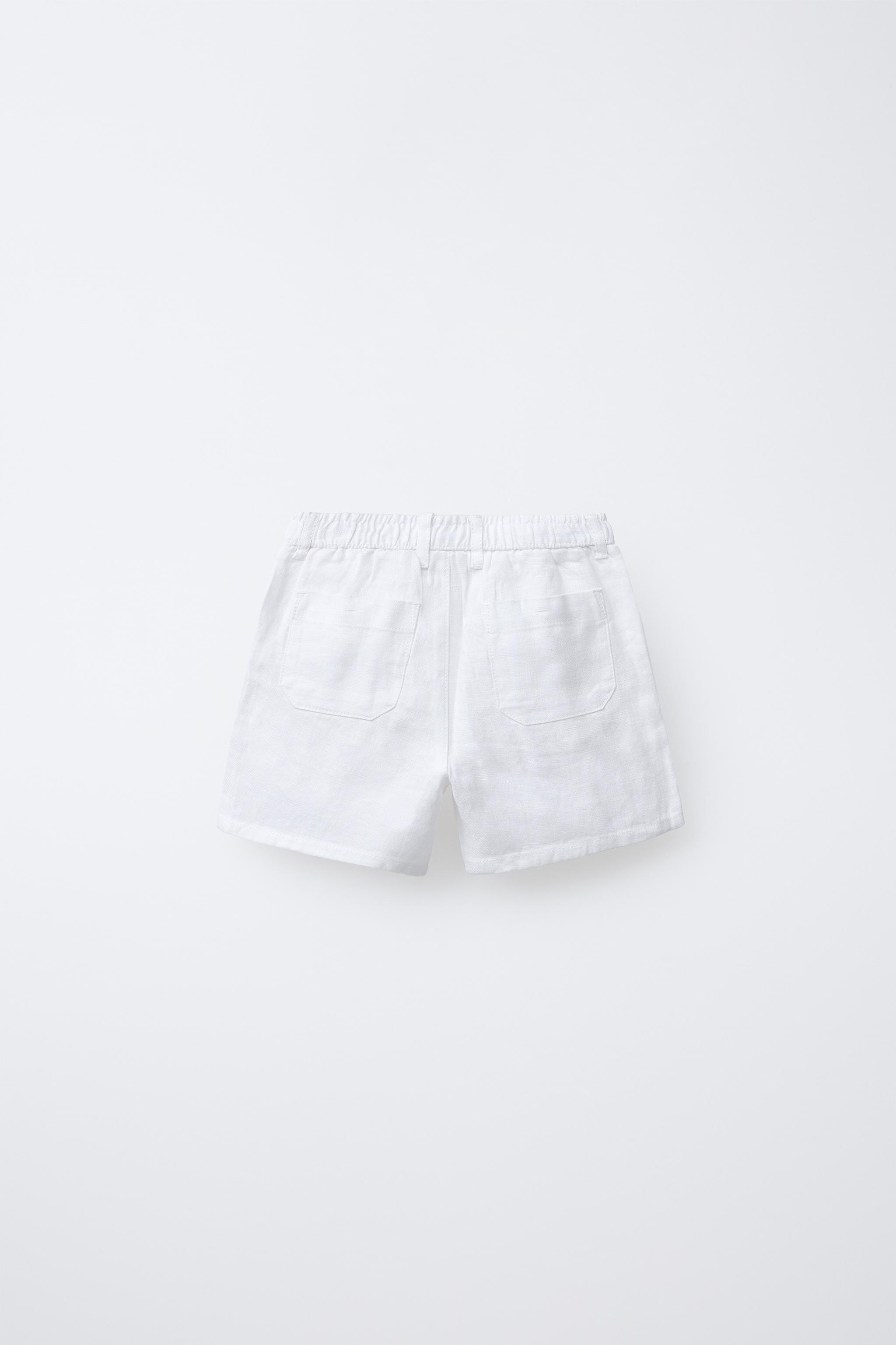 100% LINEN SHORTS | Zara US