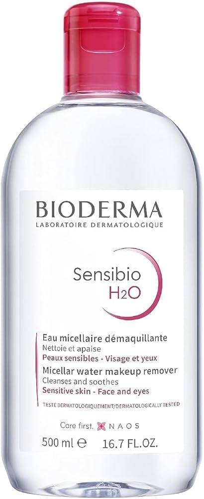 Bioderma - Sensibio - H2O Micellar Water - Makeup Remover Cleanser - Face Cleanser for Sensitive ... | Amazon (US)