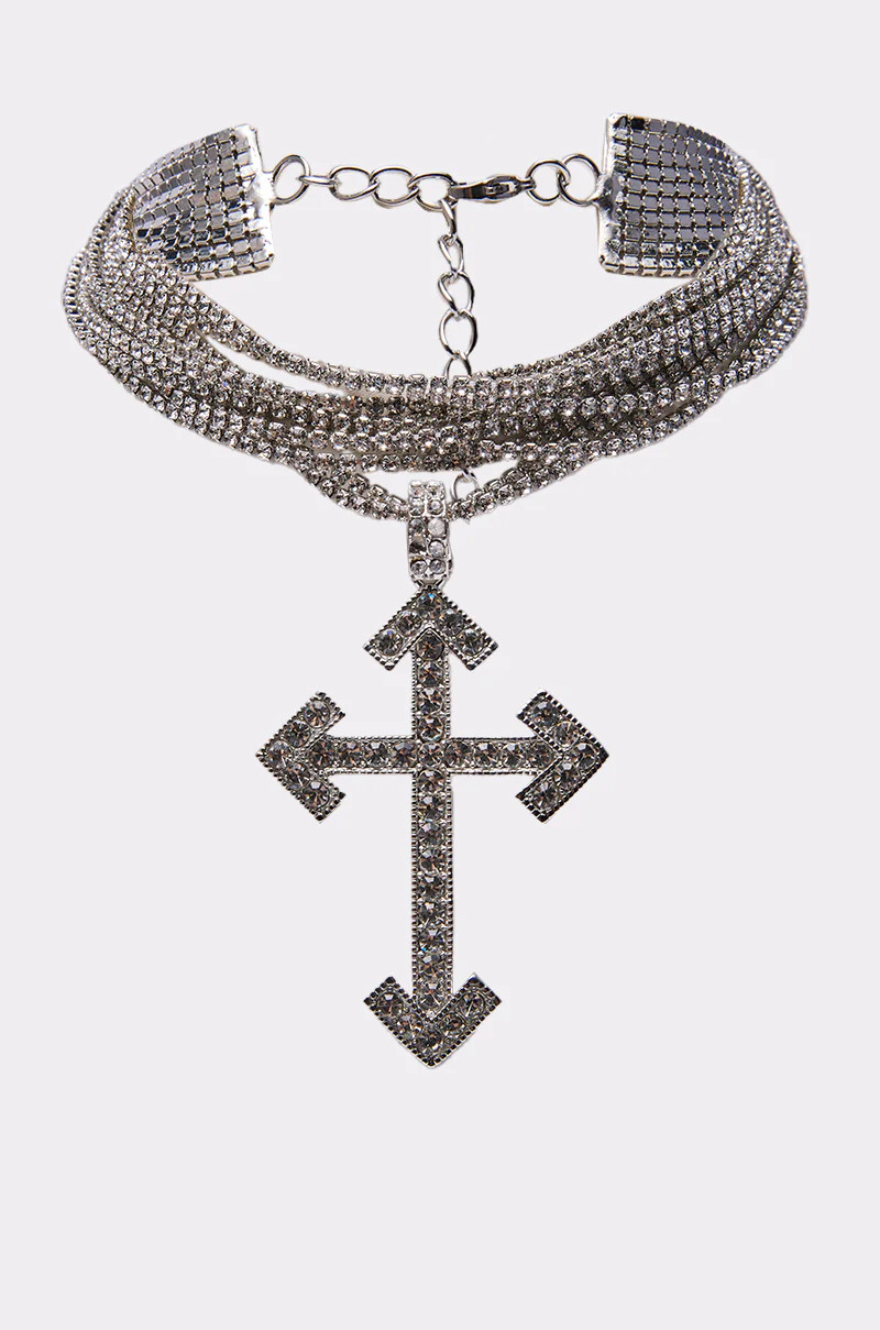 CROSS MY HEART CHOKER | AKIRA