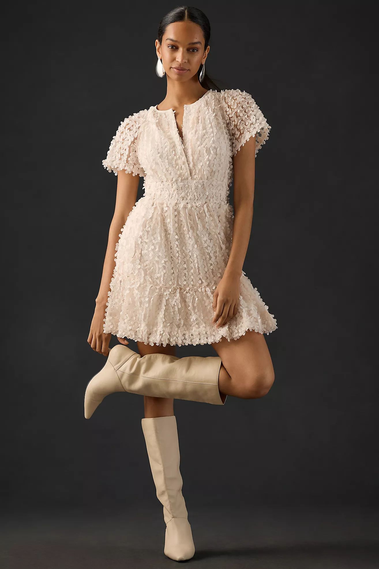 The Somerset Mini Dress: Floral Appliqué Edition | Anthropologie (US)