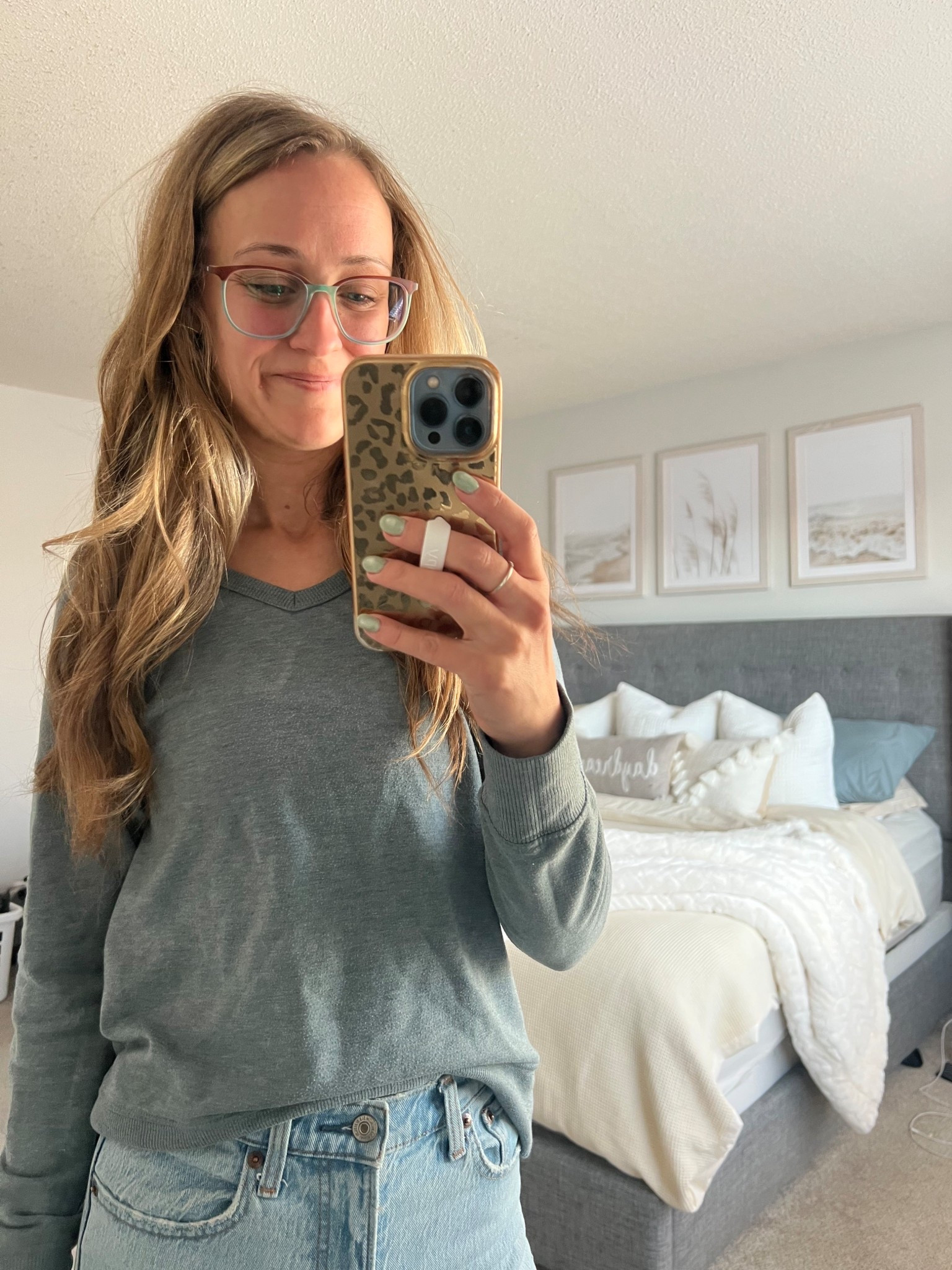 New glasses from @zennioptical 🤍☀️ linked our bedding too! They have some new fun spring options :) 
@Levtex Home 
@naturepedic



#LTKdayinmylife #LTKootd #LTKmorningroutine
