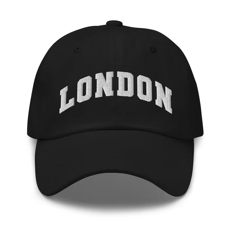 Embroidered London Baseball Hat (more colors) | London Hat | Chic Hat | Athleisure Hat | Adjustab... | Etsy (US)