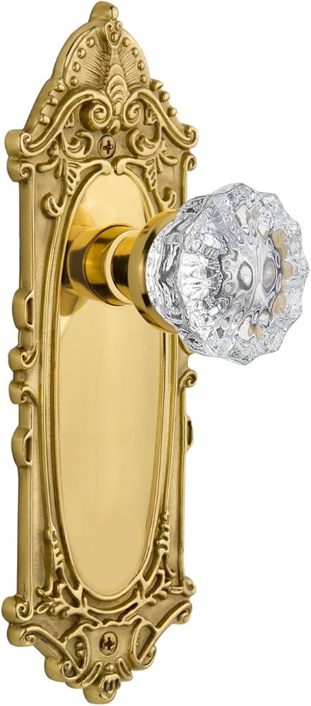 Nostalgic Warehouse Victorian Plate & Interior Crystal Door Knob | Amazon (US)