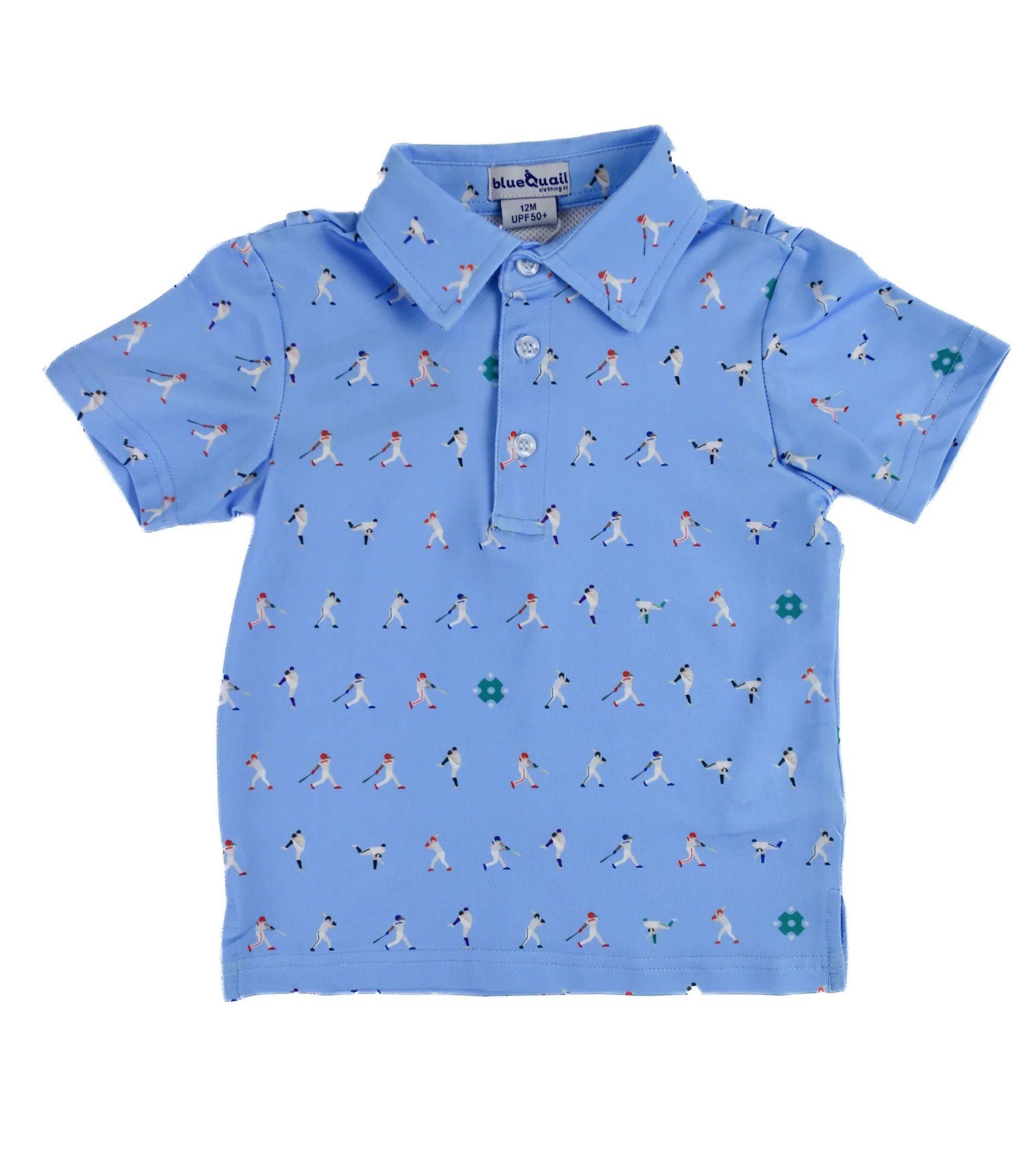 BlueQuail Batter Up Polo Short Sleeve Shirt | JoJo Mommy