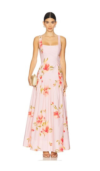 Petal Maxi Dress in Pink Nola Floral | Revolve Clothing (Global)