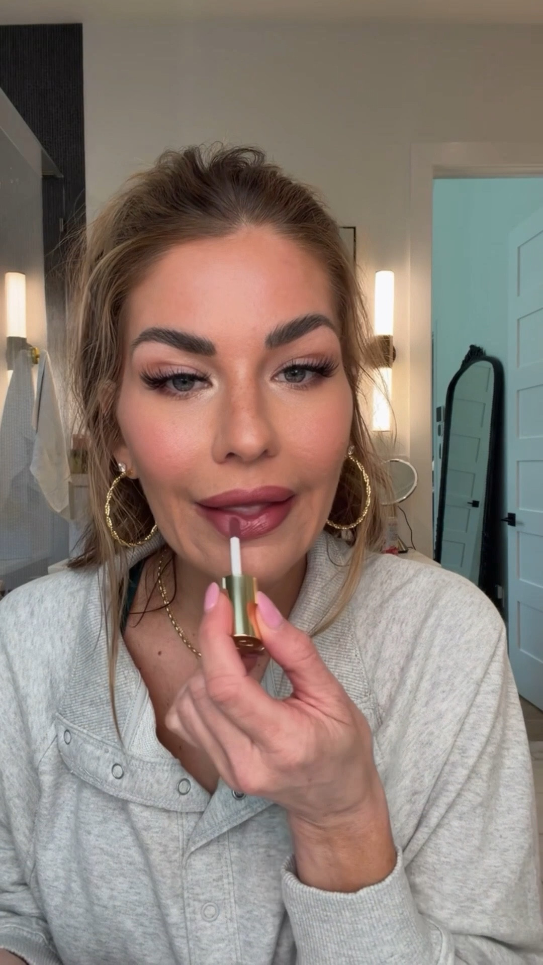 my absolute fav lip combo right now! Liner: Mayfair, Lip Blush: Archival, Lip Oil: Twin Set

#LTKgrwm #LTKBeauty #LTKOver40