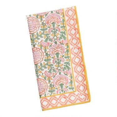Floral Block Print Napkin | World Market