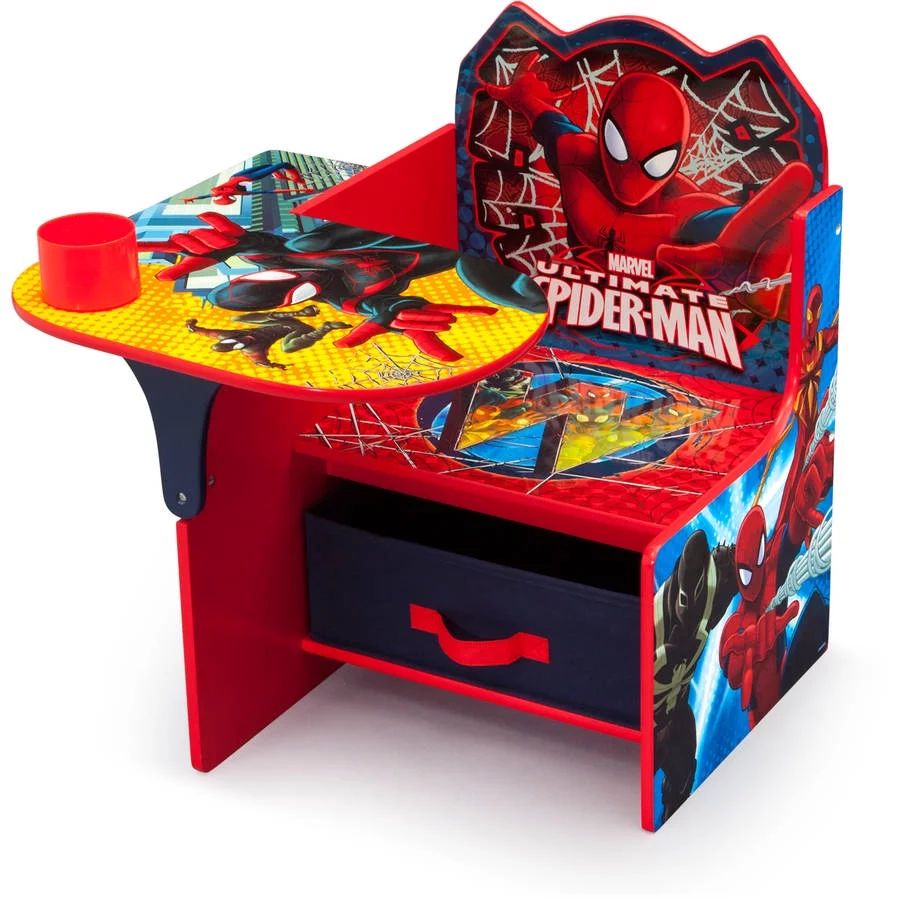 Marvel Spider-Man Chair Desk with Storage Bin by Delta Children - Walmart.com | Walmart (US)