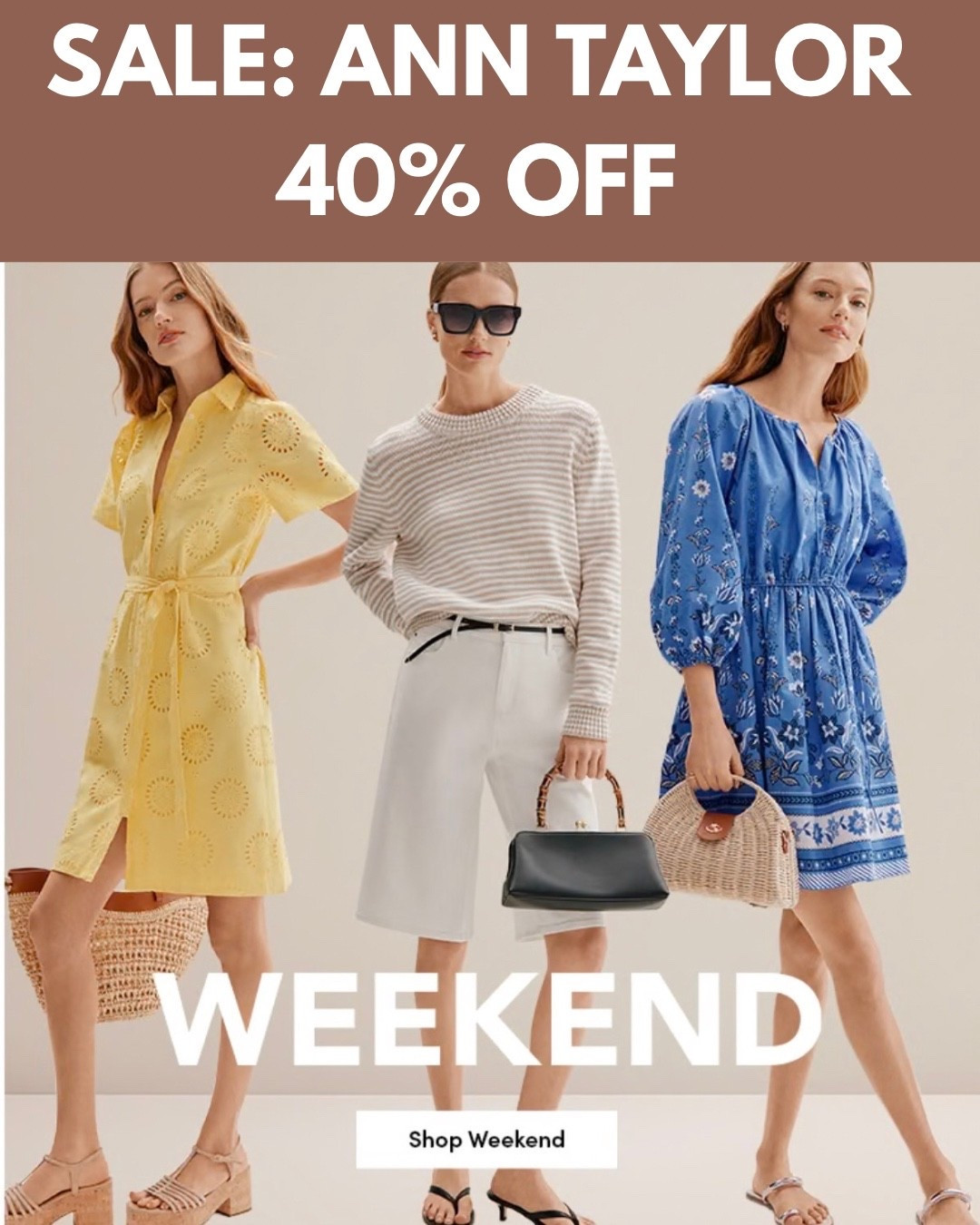 Memorial Day has begun at Ann Taylor ‼️ SAVE 40% off your favorite looks!! They sell Petite sizing too !!! #LTKPetite

#LTKootd #LTKSaleAlert #LTKWorkwear

https://liketk.it/6dxLe