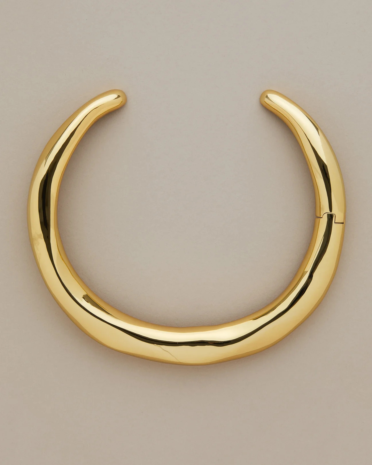 Metal Hinge Collar | 14K Gold Plated Collar Necklace | Alexis Bittar | Alexis Bittar