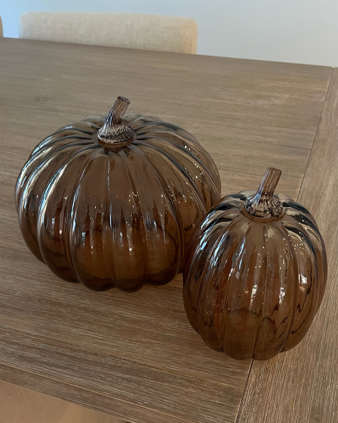 Glass pumpkin decor in this beautiful amber color! 🎃🍂🍁 #falldecor #fallhome #targetfinds #under30



#LTKSeasonal #LTKHome