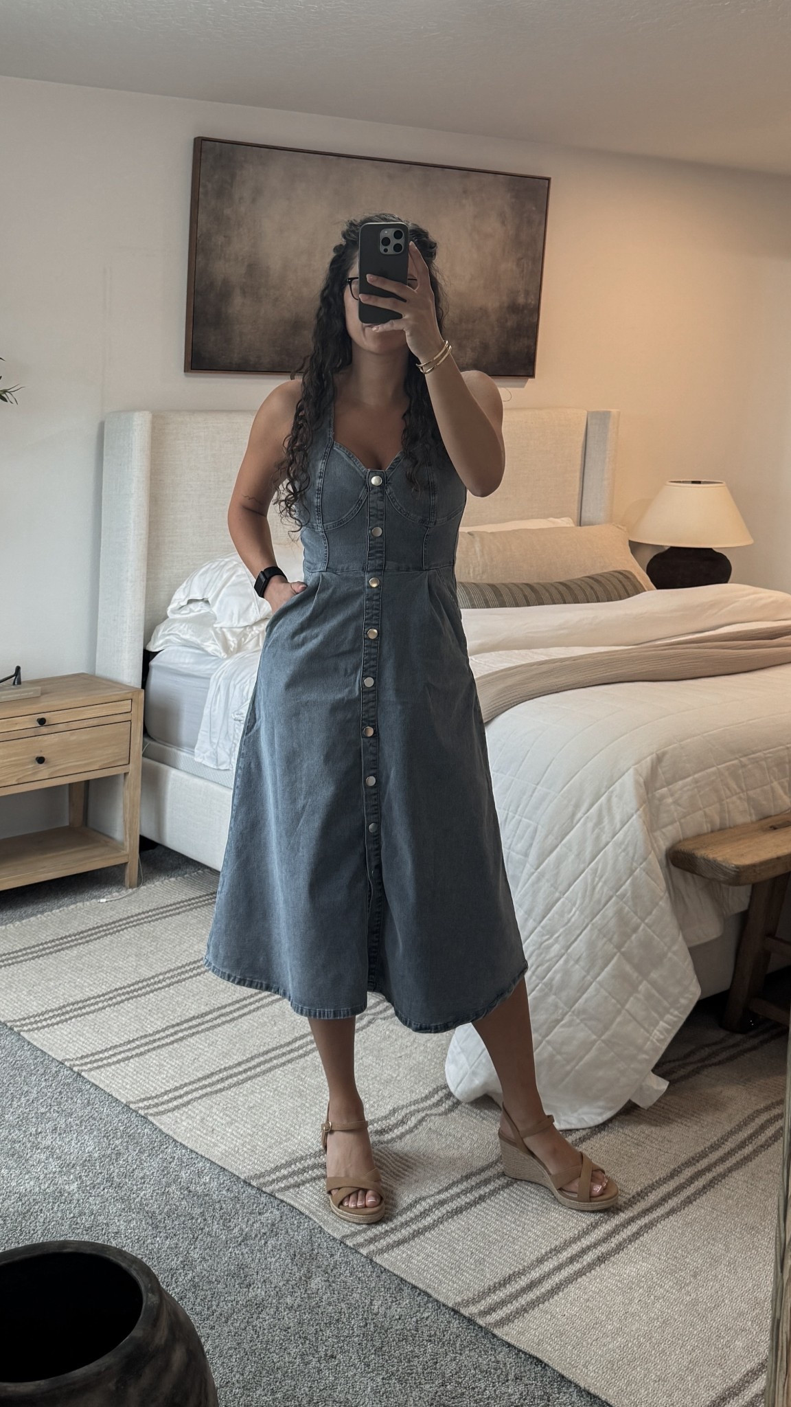 Cute denim dress from Amazon! 

#LTKootd