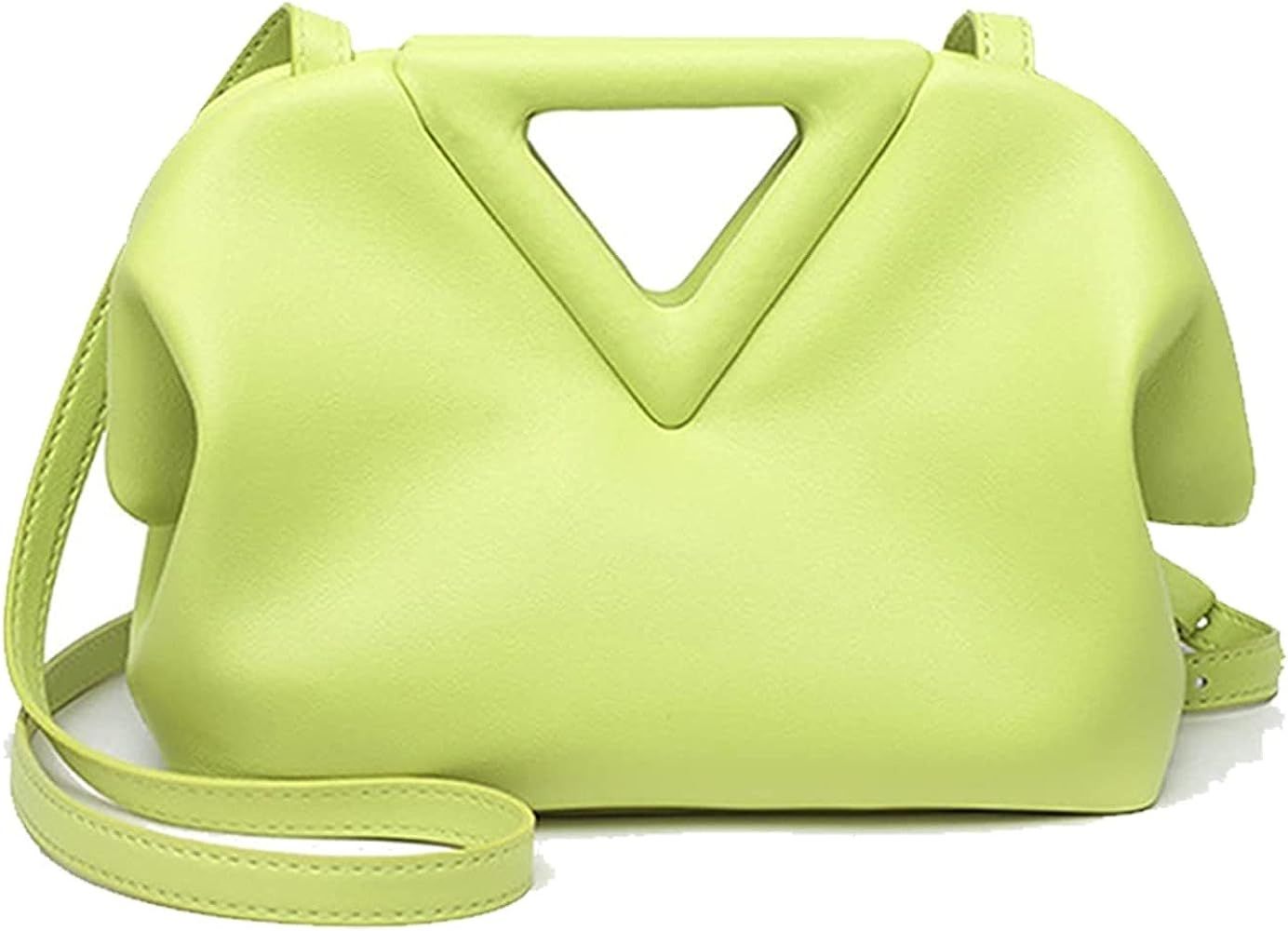 Women's Shoulder Handbags,Leather Cream Purses Dumpling Bag,Crossbody Evening Bags Soft,for Party Gi | Amazon (US)