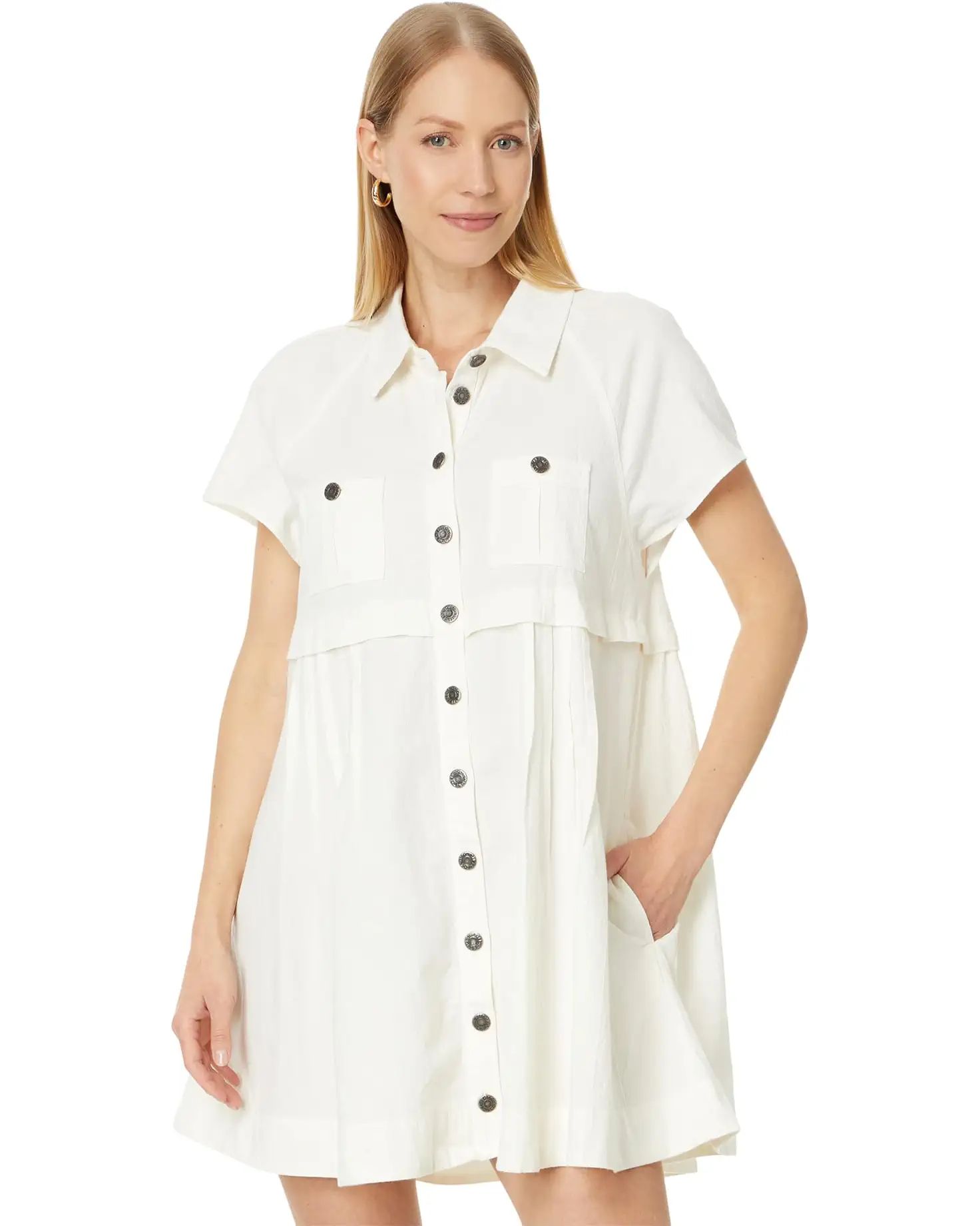 Women's Free People Ronnie Poplin Mini Dress | Zappos