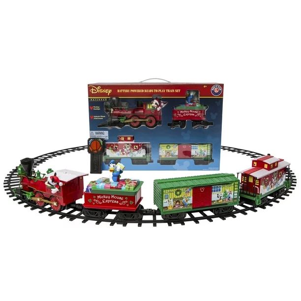 Lionel Large Scale Disney Mickey Mouse Express with Remote Battery Powered Model Train Set - Walm... | Walmart (US)