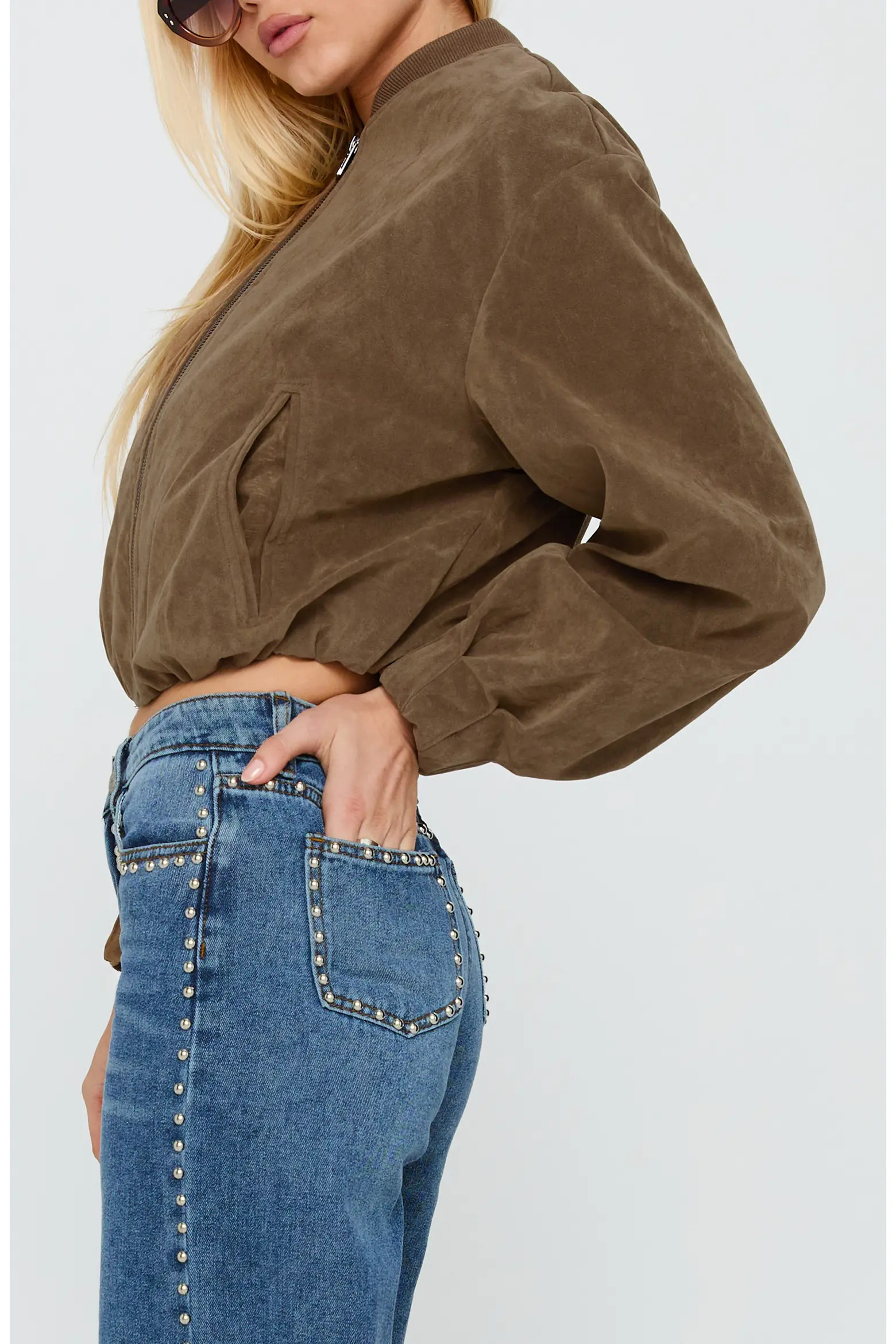 Princess Polly Jessalyn Faux Sude Jacket (Women) | Nordstrom | Nordstrom