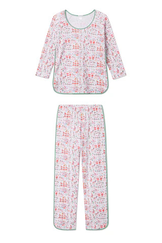 Pima Long-Long Set in North Pole | Lake Pajamas