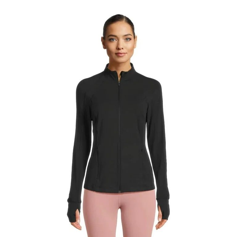 Avia Women's SoftSculpt Zip-Up Jacket, Sizes XS-XXXL - Walmart.com | Walmart (US)