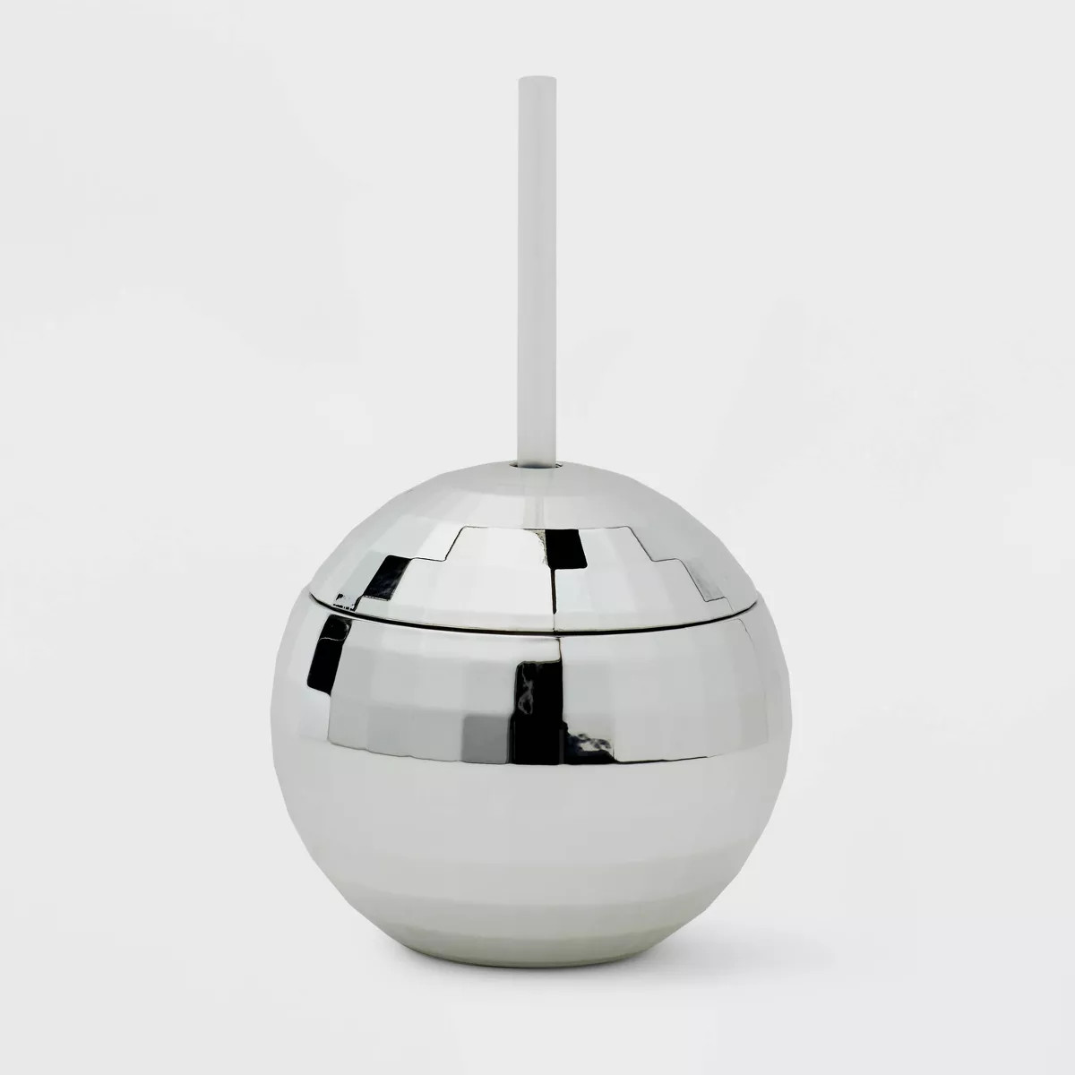 Disco Ball Shaped Cup Silver 14 fl oz - Spritz™ | Target