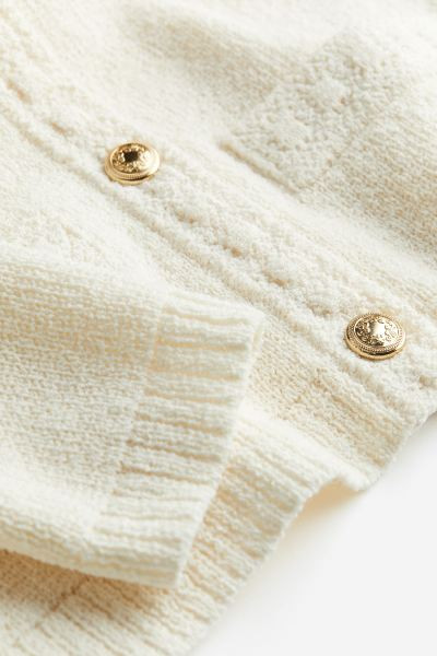 Textured-knit cardigan | H&M (UK, MY, IN, SG, PH, TW, HK)
