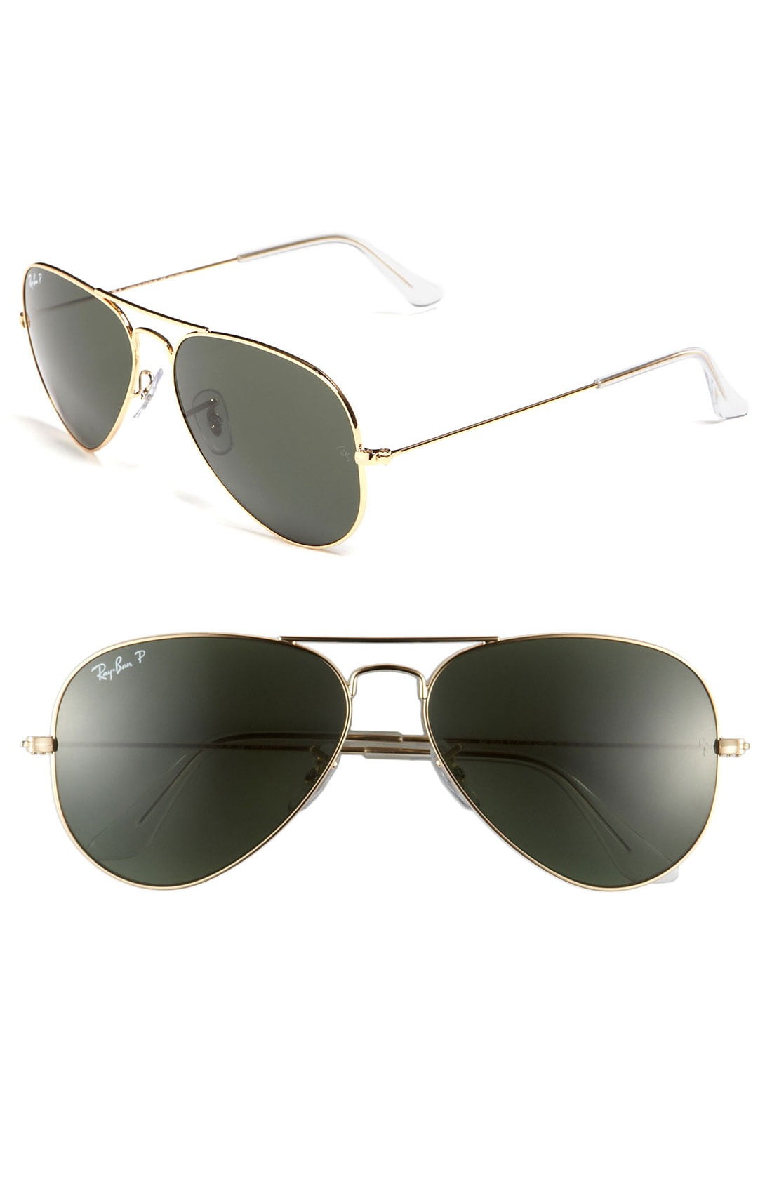Ray-Ban 'Polarized Original Aviator' 58mm Sunglasses | Nordstrom