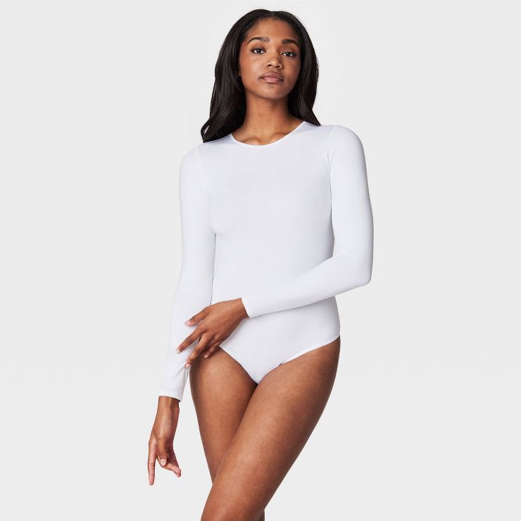 ASSETS by SPANX Women's Long Sleeve Thong Bodysuit | Target