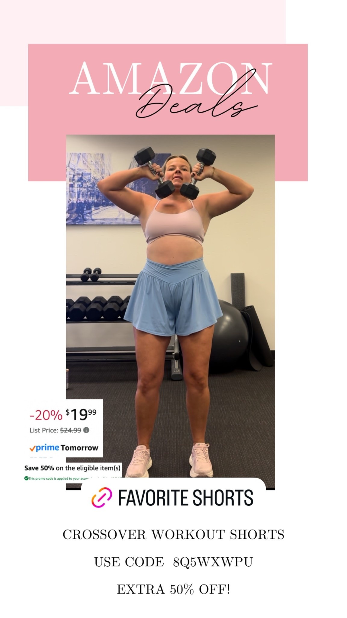 Crossover shorts on deal today!! So comfy and flattering!! 

#LTKMidsize #LTKActive