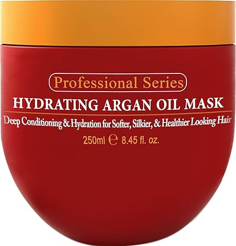 Arvazallia Hydrating Argan Oil Hair Mask and Deep Conditioner for Dry or Damaged Hair (8.45 oz Ja... | Amazon (US)