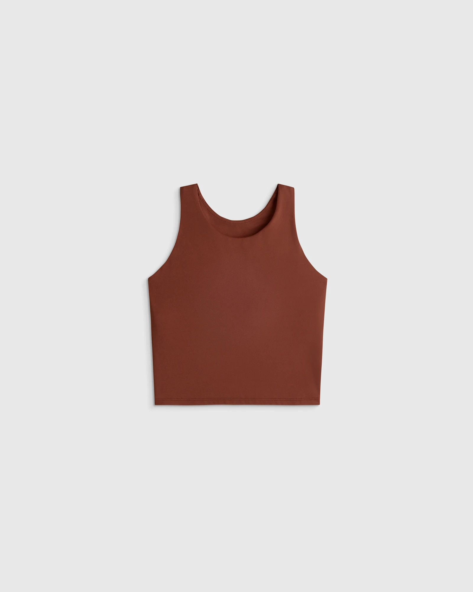 Quince | Ultra-Form Fitted Tank Top in Black, Size 7, Nylon/Spandex | Quince