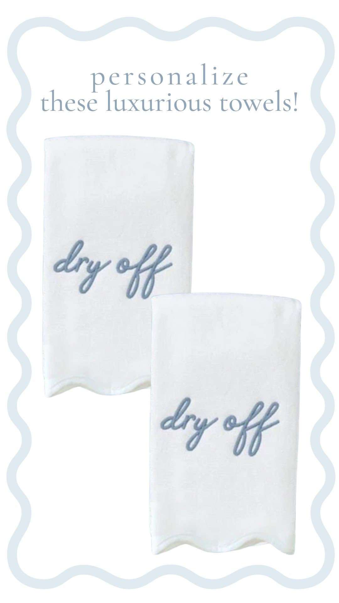 The scallop-edge hand towels arr the perfect pop of charm

#LTKStyleTip #LTKHome