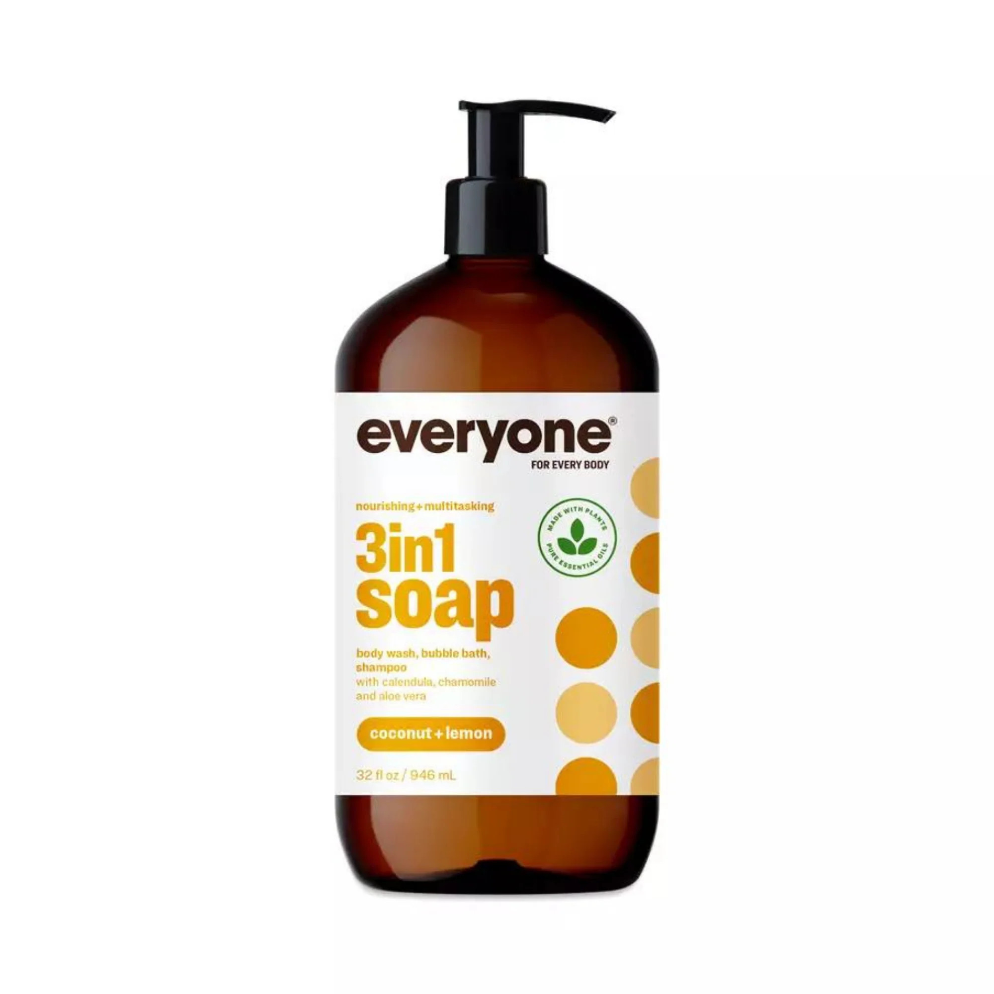EO Everyone 3-in-1 Coconut + Lemon Soap (32 fl oz) #10068578 | Smallflower