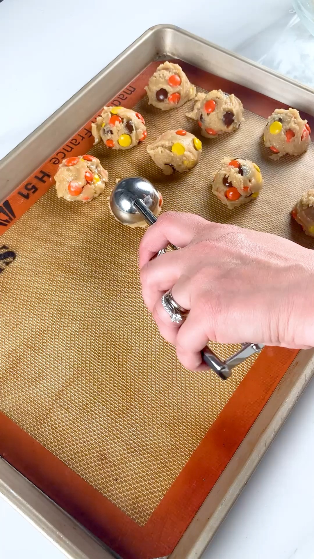 Cookie scoops can be used for more than just making cookies! I use them for muffins, cookies, and scooping ice cream. #baking #cookiescoop 

 #LTKHome #LTKFamily