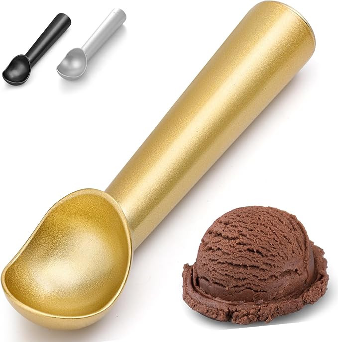 7 inch Ice Cream Scoop - One-Piece Nonstick Aluminum Ice Cream Scooper - Professional Metal Ice C... | Amazon (US)