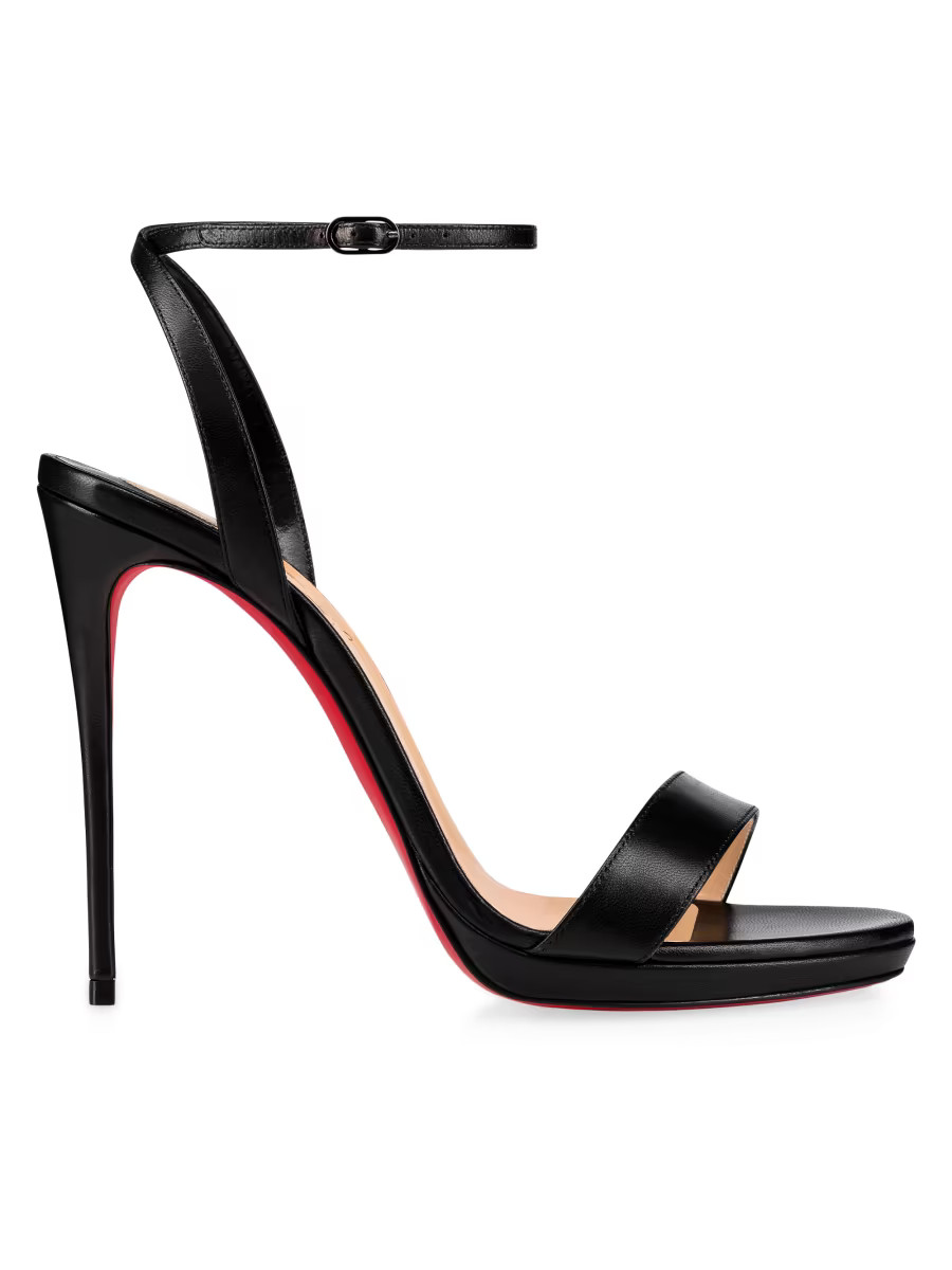 Loubi Queen 120MM Leather Sandals | Saks Fifth Avenue