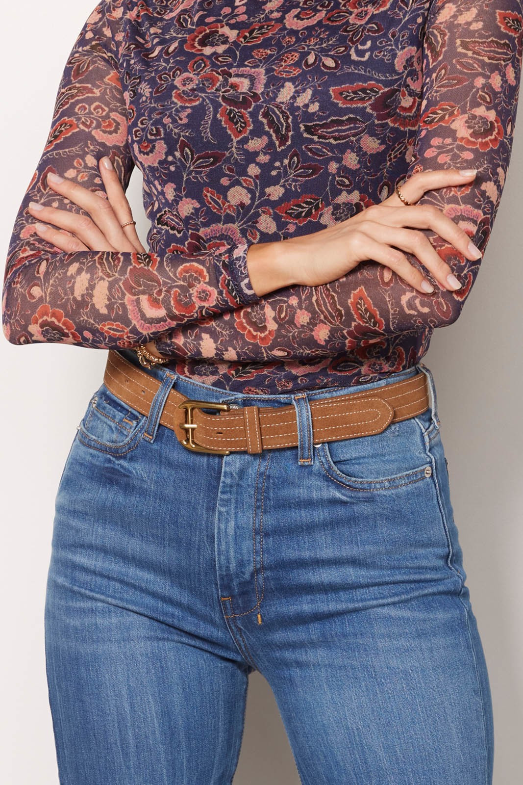 EVEREVE Tia Floral Mesh Turtleneck | EVEREVE | Evereve