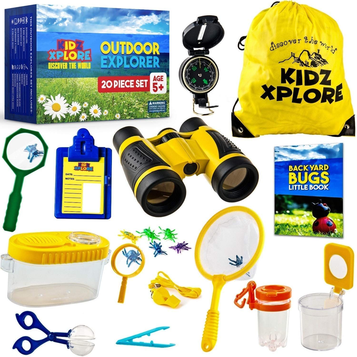Outdoor Explorer Set - Bug Catching Kit Nature Exploration Children Outdoor Games Mini Binoculars... | Amazon (US)