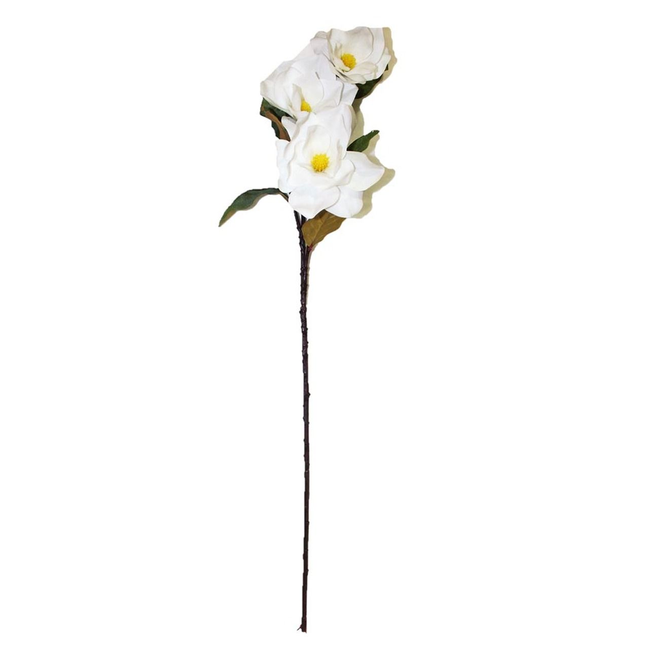 38" White Long Stem Magnolia Flower - Walmart.com | Walmart (US)