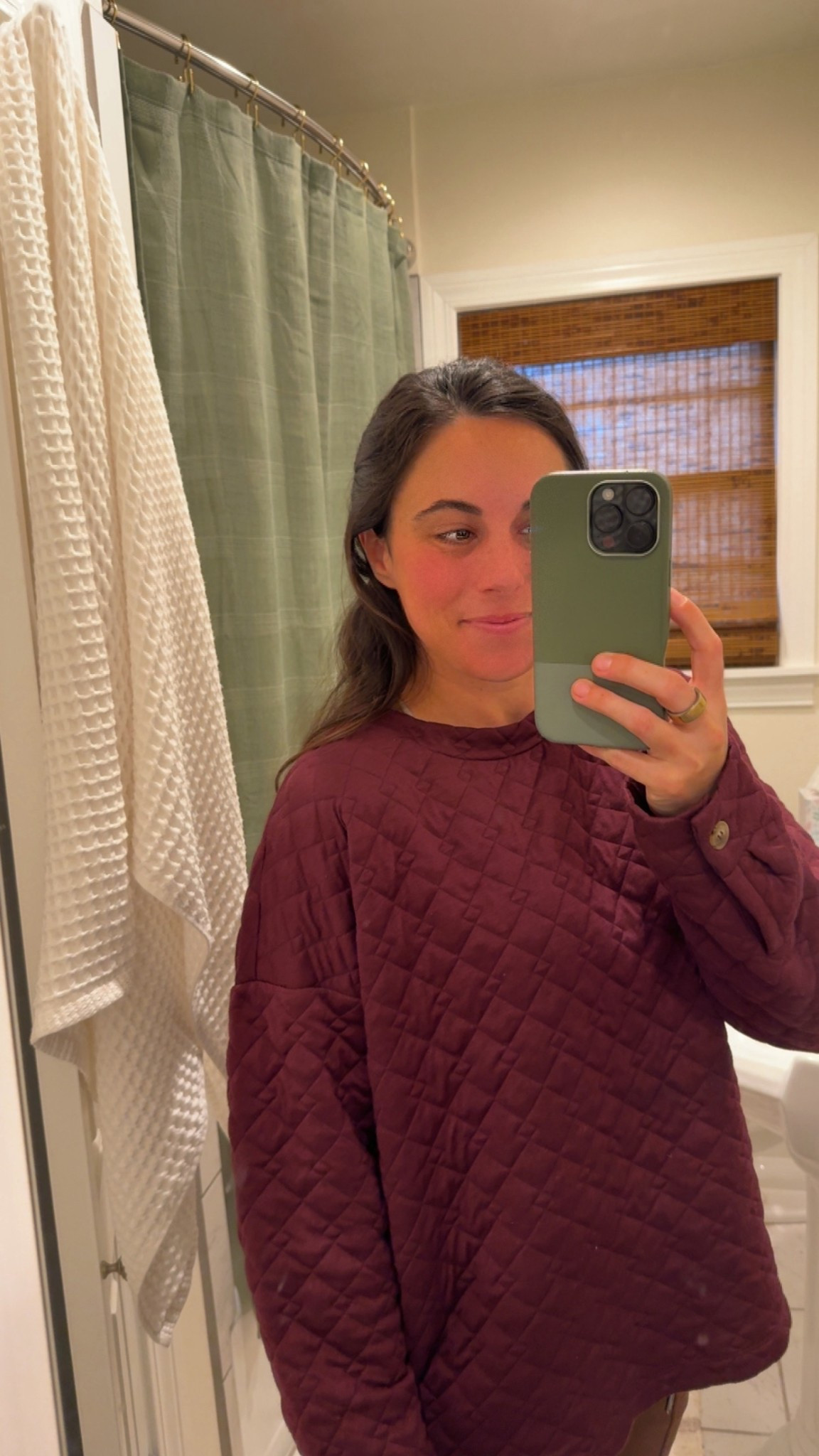 I’m loving this quilted pullover from academy! And the color is beautiful!😍 it feels elevated yet comfy and casual

#LTKootd #LTKFindsUnder50