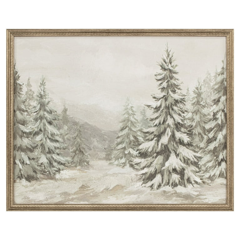 My Texas House Winter Wonderland Framed Holiday Wall Art 20x16 | Walmart (US)