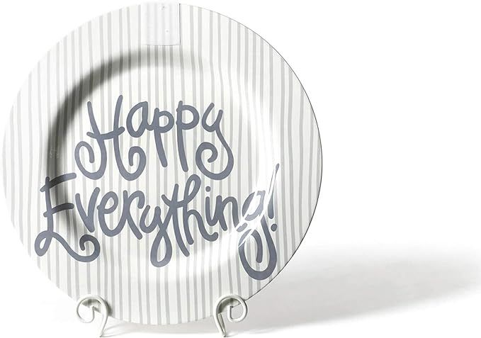 Happy Everything! Big Round Platter (Stone Skinny Stripe) | Amazon (US)