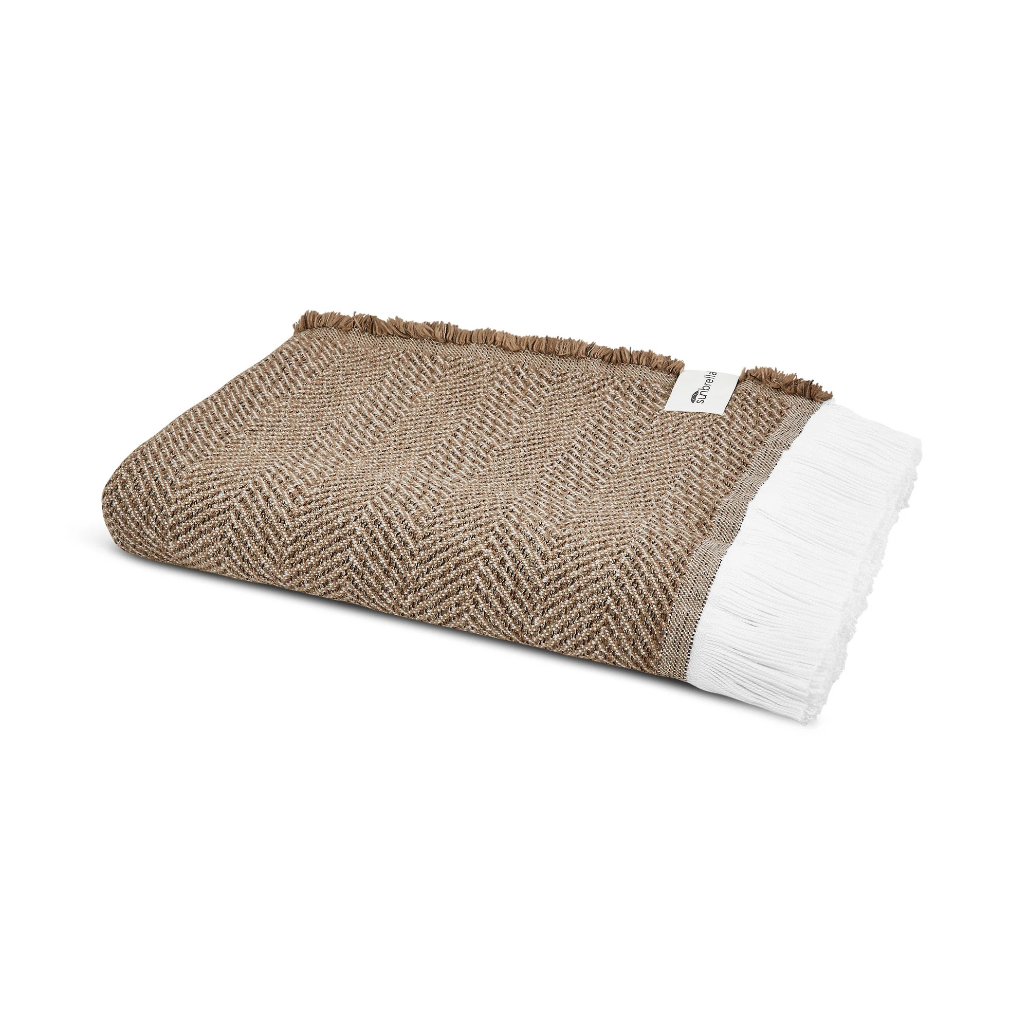 Sunbrella Eakins Throw Blanket | Birch Lane
