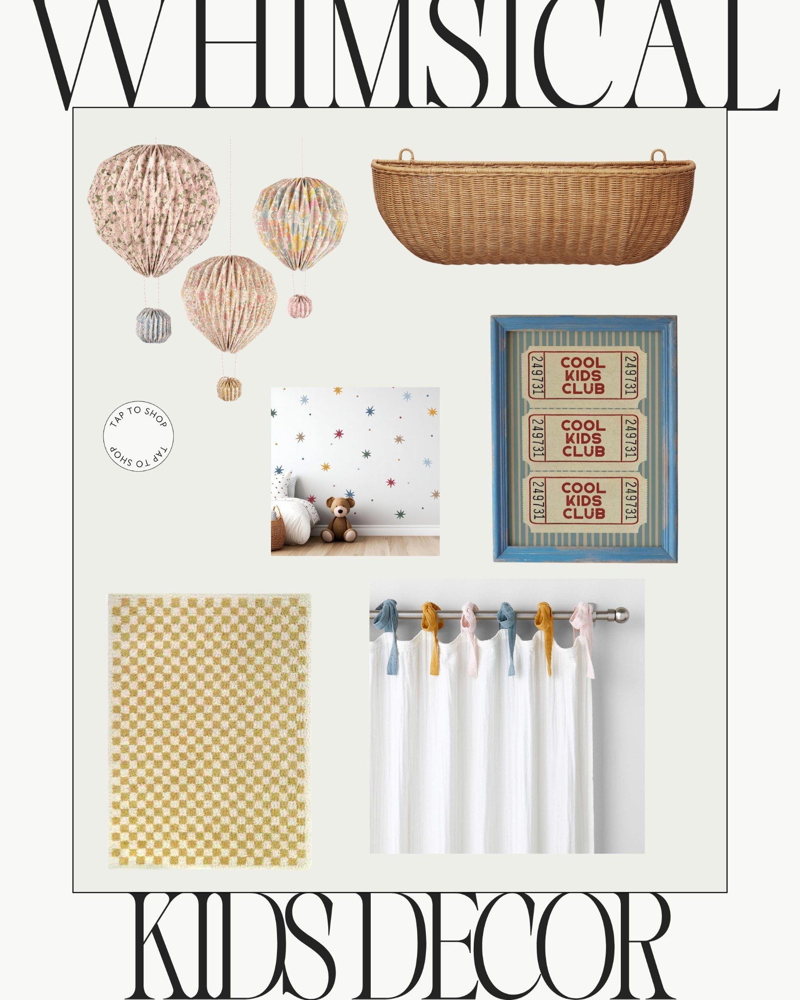 Whimsy // whimsical // decor // home // whimsical home // whimsical decor // kids room // playroom 

#LTKKids #LTKHome #LTKSaleAlert