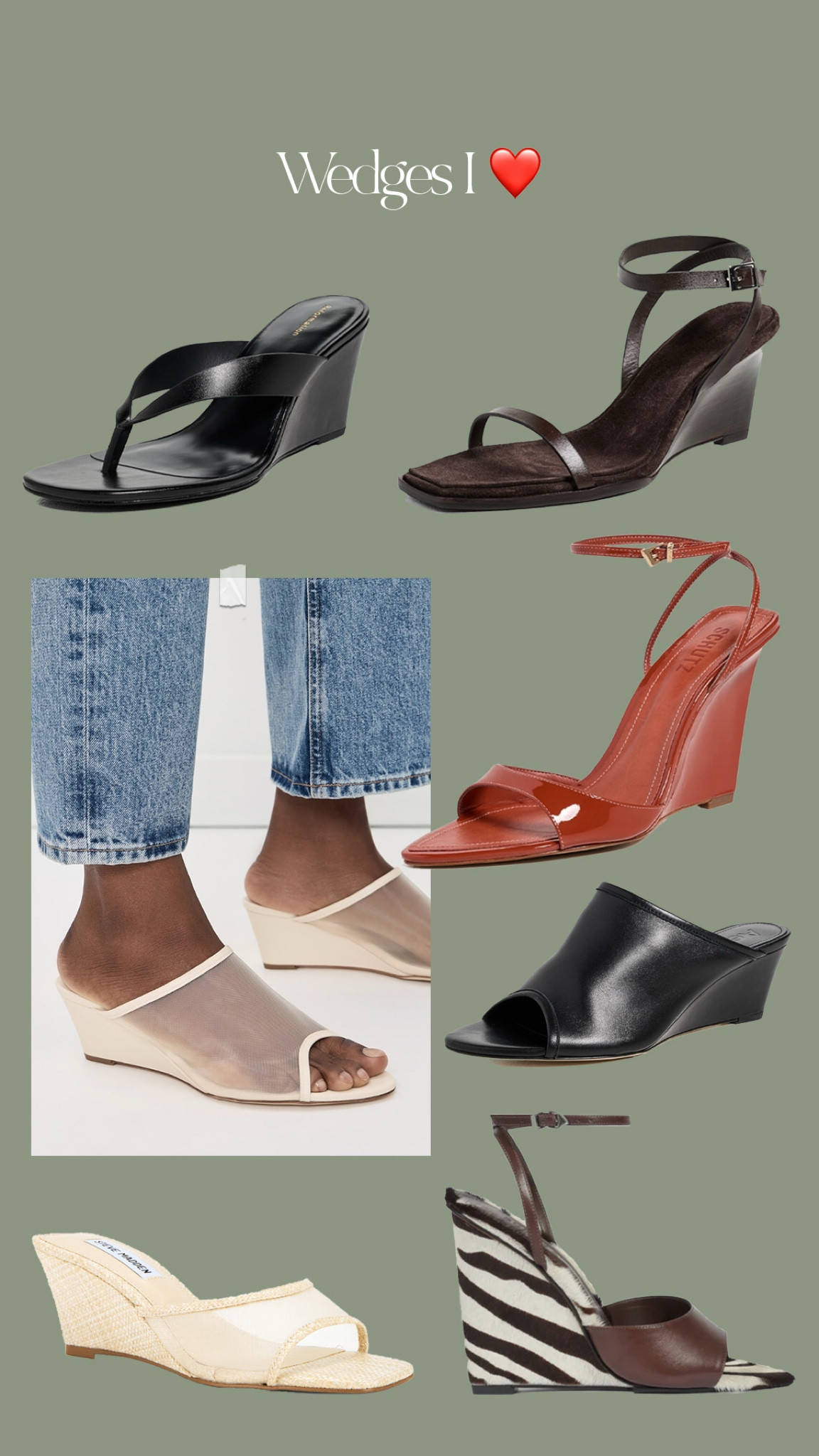 Wedges I ❤️ for summer